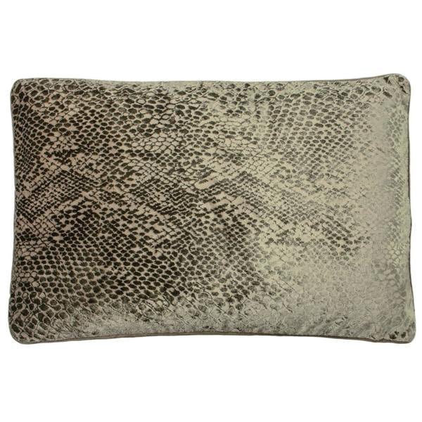 Paoletti Python Cushion Cover - Champagne/Black - 