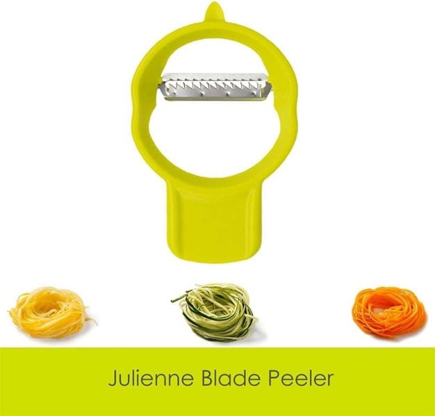 CALITEK Peeler Set of 3 Stainless Steel Blade with Nesting Design Multicoloured