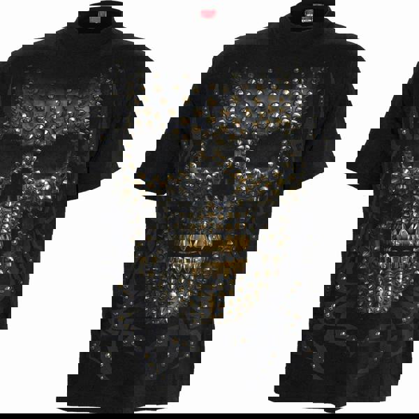 BLACK GOLD - Front Print T-Shirt Black