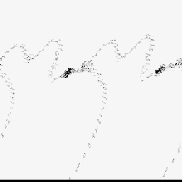 Swarovski Hyperbola Gold & Rhodium Plated Mini Hoop Pendant Necklace 5696626