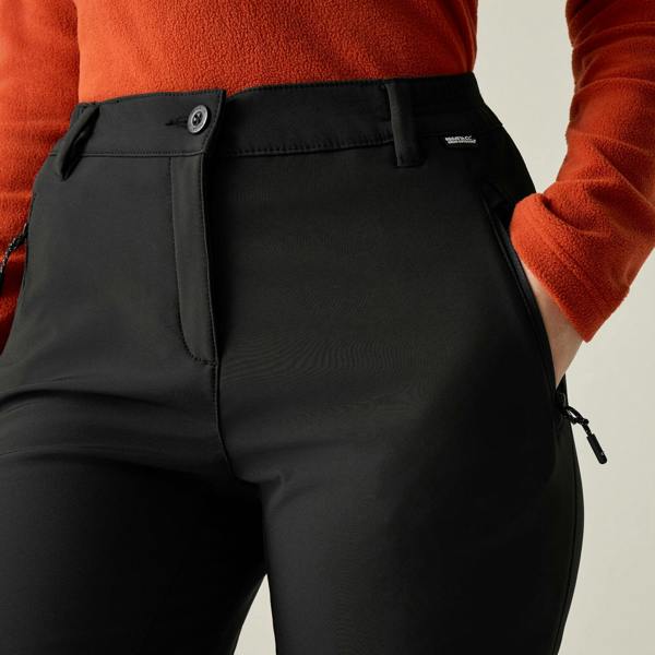 Regatta Womens/Ladies Geo II Softshell Trousers - Black - 