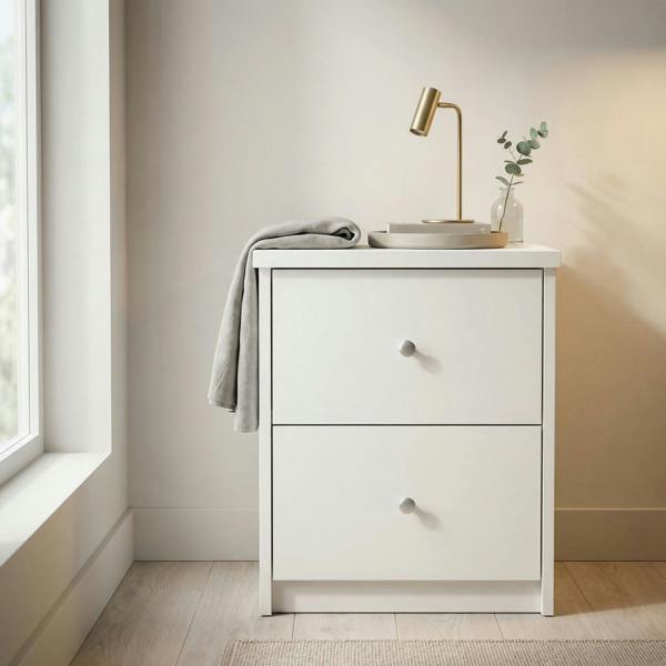 Core Products Freya 2-Drawer Bedside Cabinet