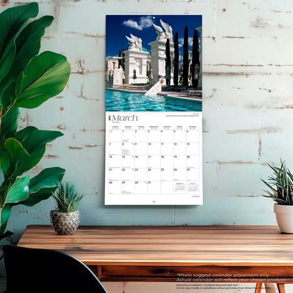 Las Vegas Calendar 2027, Wall Calendars, Month To View, Travel, Gift