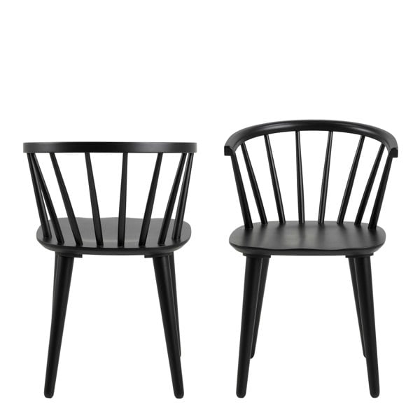 Furniture To Go Christo Dining Table in Oak Included 6 Ida Dining Chairs in Black