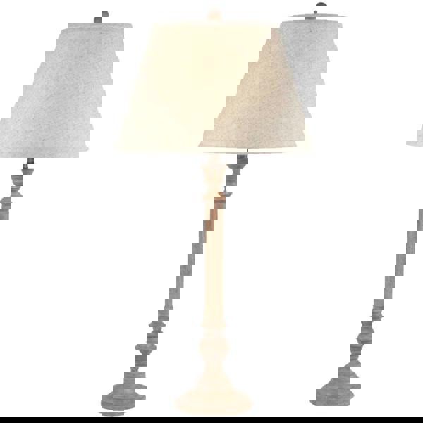 Hill Interiors Solenne Table Lamp (UK Plug) - Brown - 