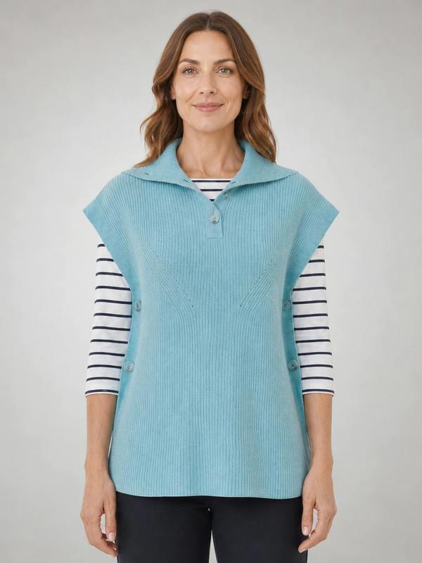 VIZ-A-VIZ Button Collared Tabard