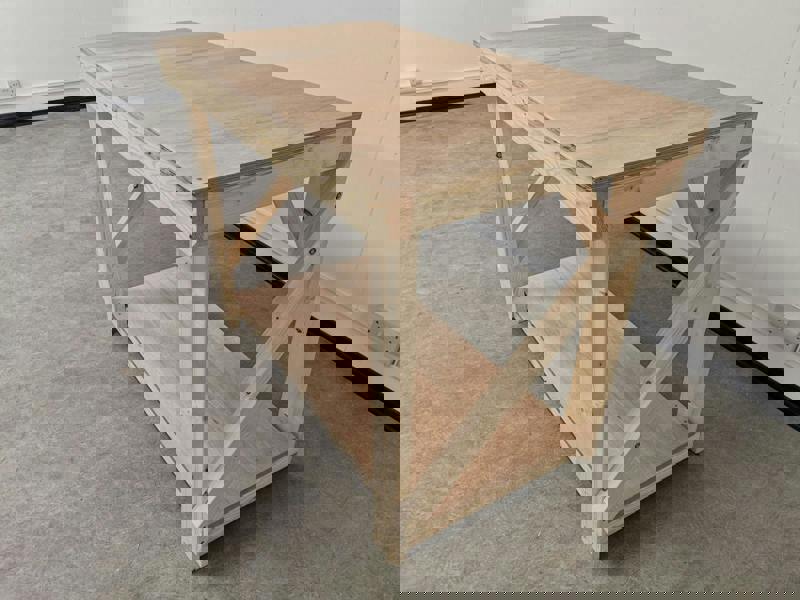 Arbor Garden Solutions Wooden Workbench 18mm Eucalyptus Hardwood Top Work Station