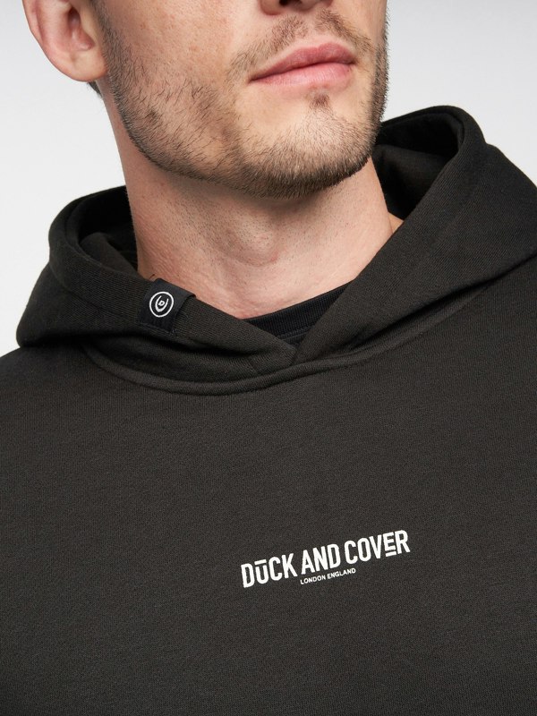 Duck and Cover Gathport Hoodie - Black