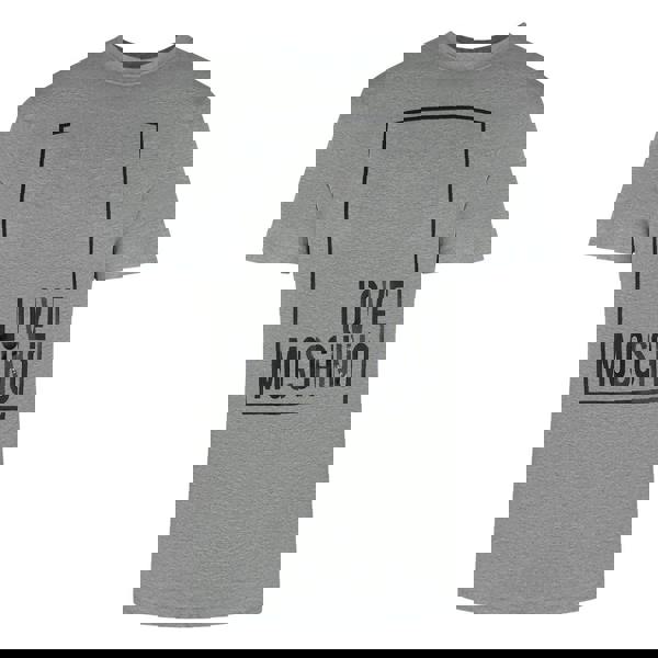 Moschino Love Moschino Box Logo Grey T-Shirt