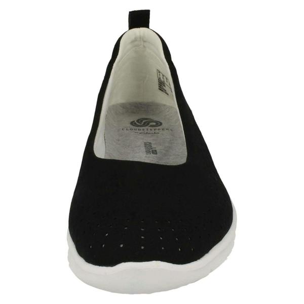 Clarks Ladies Cloud Steppers By Clarks Flat Shoes Step Allena Sea