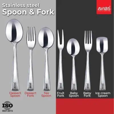 SS Fruit Fork - Artize Hammered (Set of 6 Pcs)