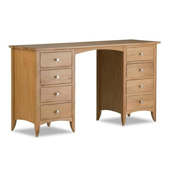 Edward Hopper Pedestal Dressing Table with 8 Drawers
