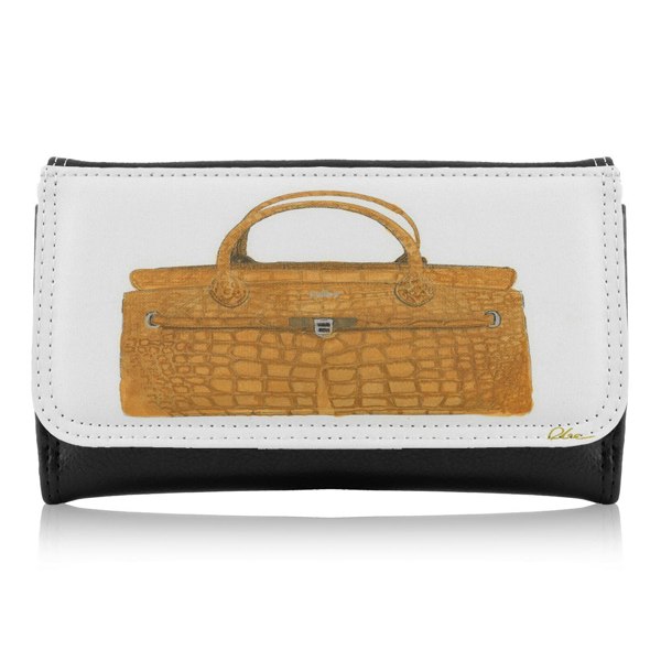 Benjamin Tate Design Stylish Brown Bag Maxi Purse