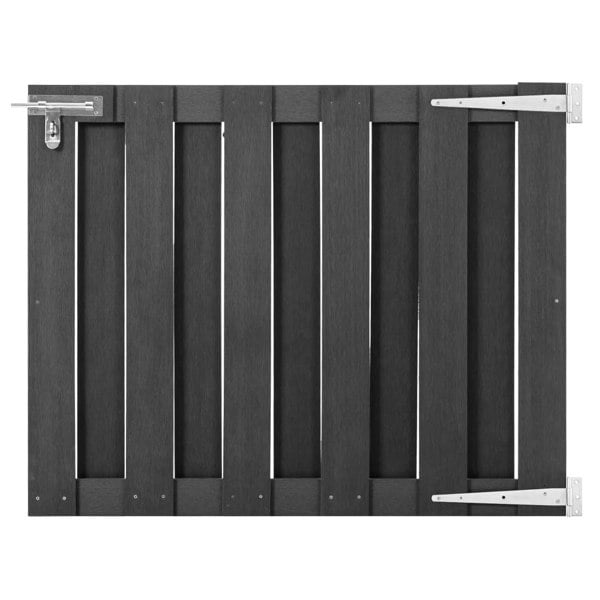 Berkfield Garden Gate WPC 100x80 cm Grey