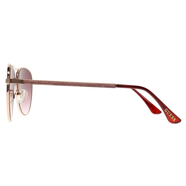 Guess Sunglasses GF6157 28T Shiny Rose Gold Bordeaux Gradient