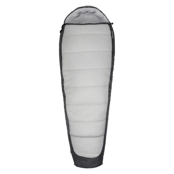 Mountain Warehouse Microlite 1400 Right Zip Winter Mummy Sleeping Bag - Dark Grey