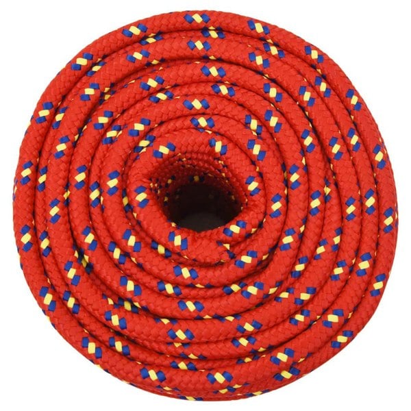 Berkfield Boat Rope Red 14 mm 25 m Polypropylene