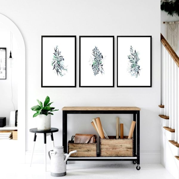 Prints for kitchens | set of 3 Boho Chic art prints