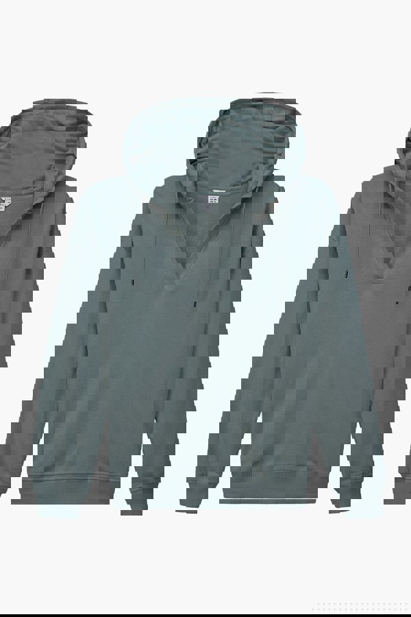 ENORSIA Womens V-Neck Drop Shoulder Hoodie