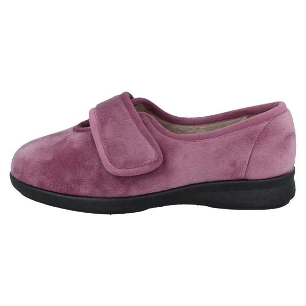 DB Shoes Ladies DB Shoes Casual Velour Slippers Fountain