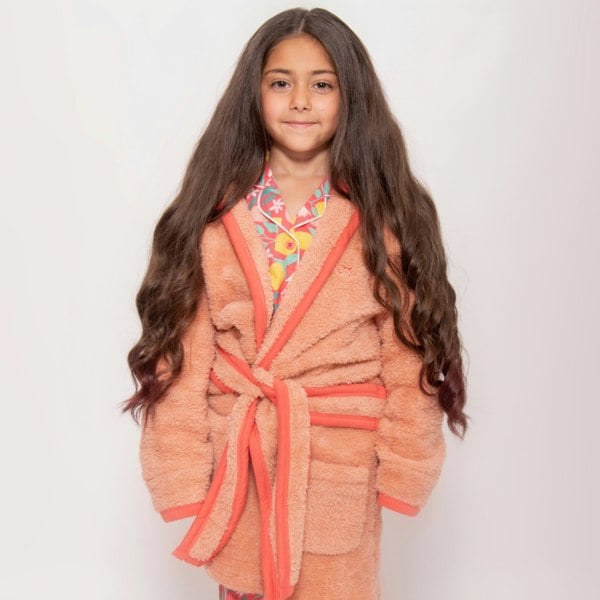 Luca and Rosa Lemon Grove Girls Fleece Dressing Gown