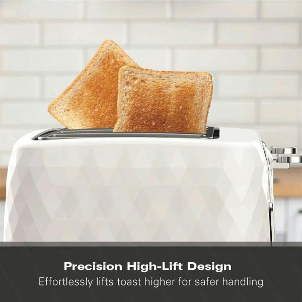 Hamilton Beach Diamond 4 Slice Toaster - White