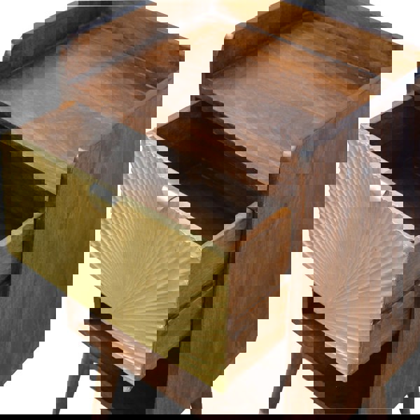 Artisan Furniture Solid Wood Manila Gold One Drawer Bedside