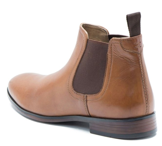 Thomas Crick Red Tape Crick Beeston Casual Formal Mens Leather Pull On Chelsea Boots
