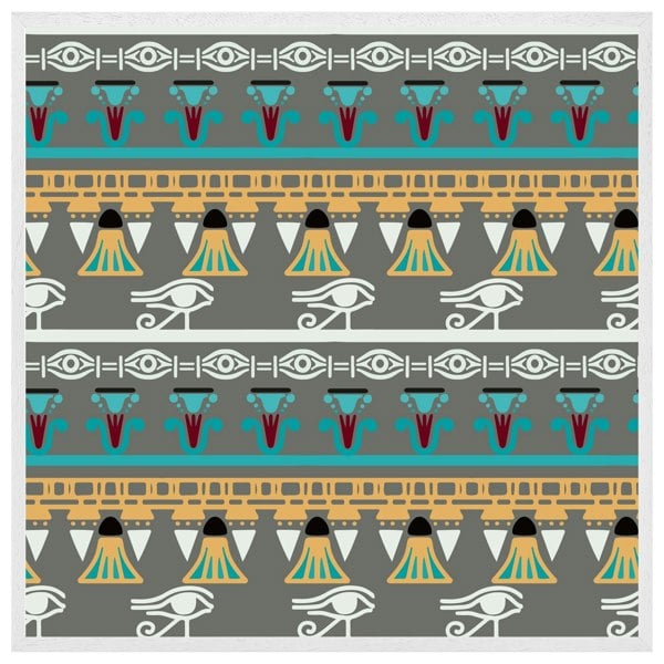Benjamin Tate Design Tribal art, egyptian vintage ethnic silhouettes (picture Frame)