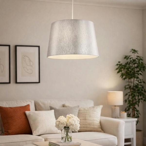 Pagazzi Lighting Chilka 14" Shade Silver