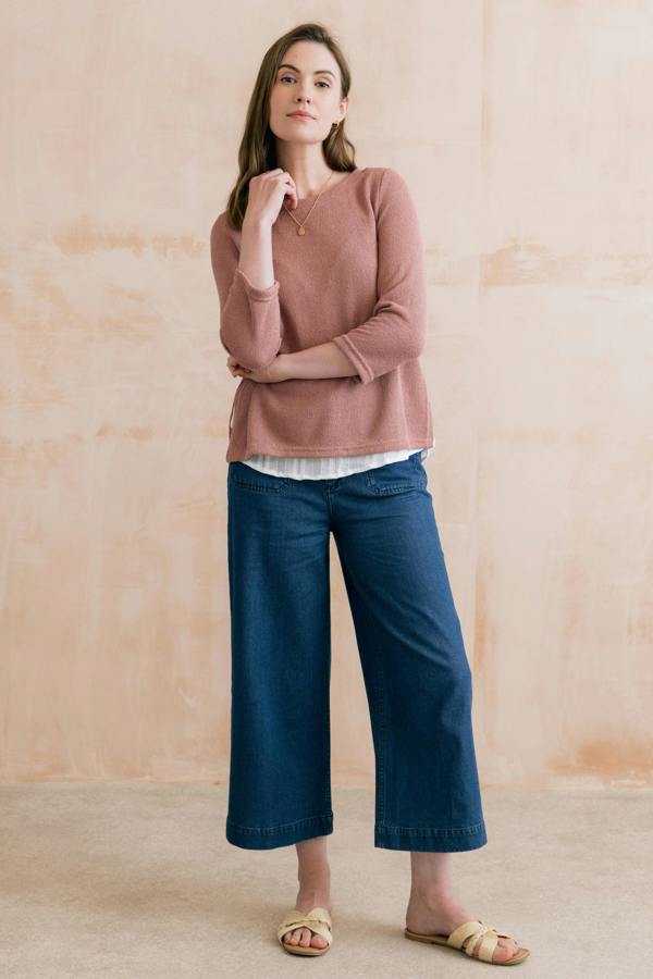 Lily & Me Olive Shirt Jumper Soft Pink