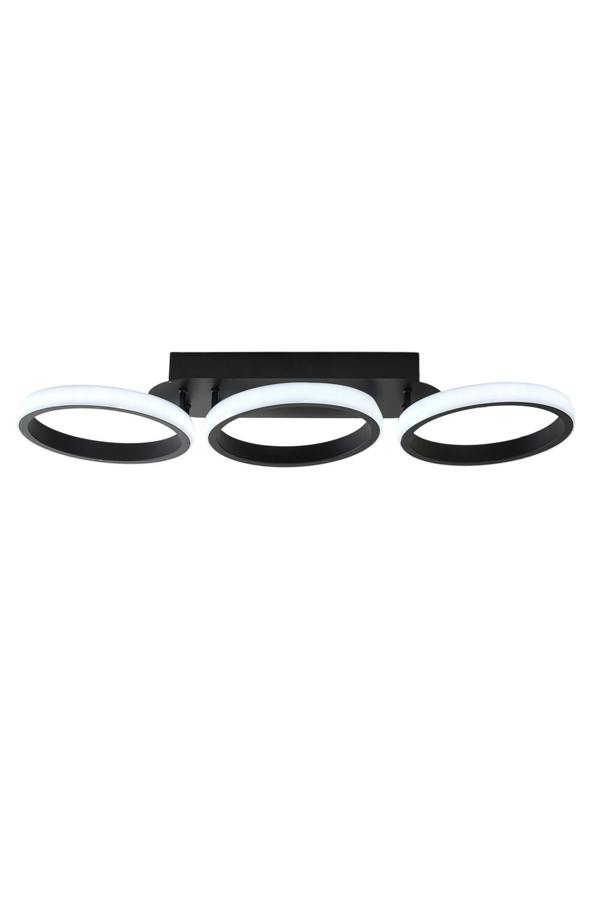 Living and Home Modern LED Three-Ring Ceiling Light
