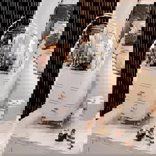 Makeup Storage Organiser Box | Large Capacity Dustproof Makeup Storage With Drawer