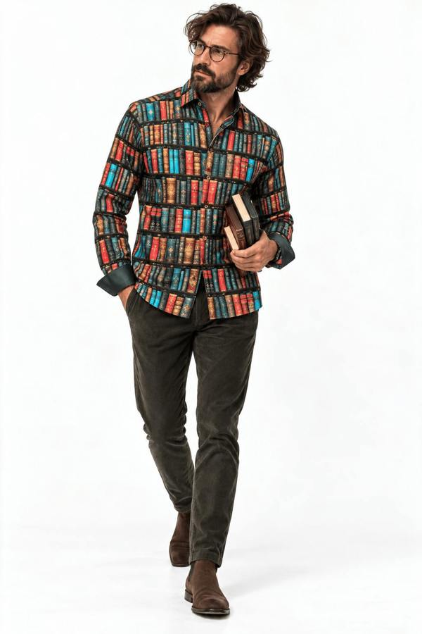 CL26105 Multi Bookshelf - Claudio Lugli Shirts