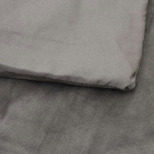 Berkfield Weighted Blanket with Cover Grey 150x200 cm 7 kg Fabric