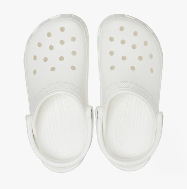 Crocs 10001-100 CLASSIC Unisex Clogs White