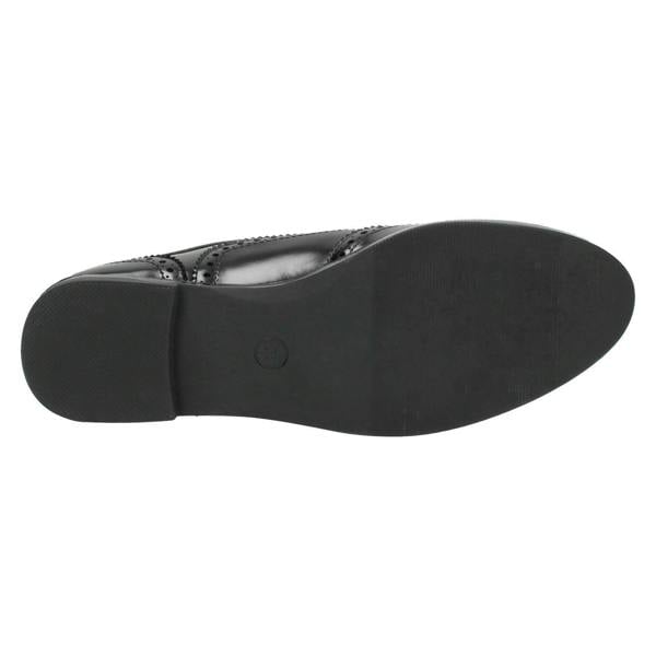 Spot On Ladies Spot On Casual Brogue Style Shoes