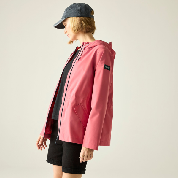 Regatta Womens Bayletta Grid Distress Waterproof Jacket - Slate Rose