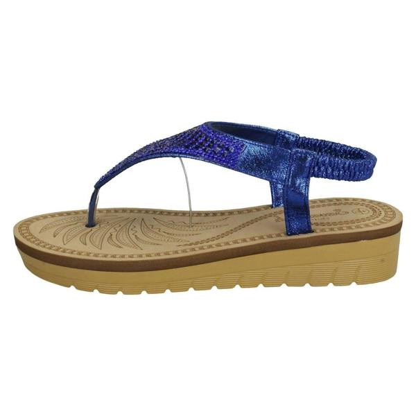 Savannah Ladies Savannah Mid Wedge Toepost Sandals