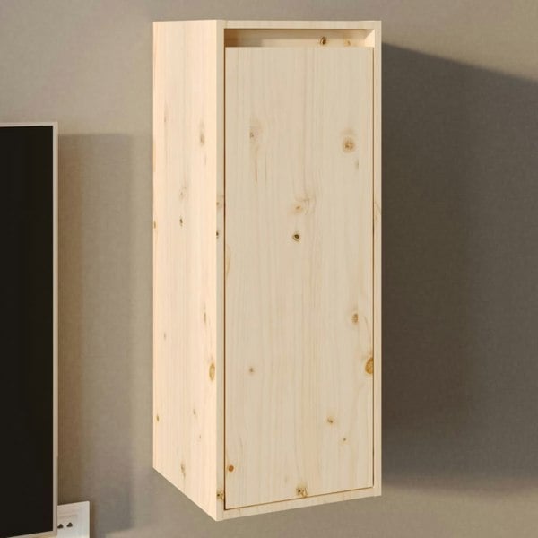Berkfield Wall Cabinet 30x30x80 cm Solid Wood Pine