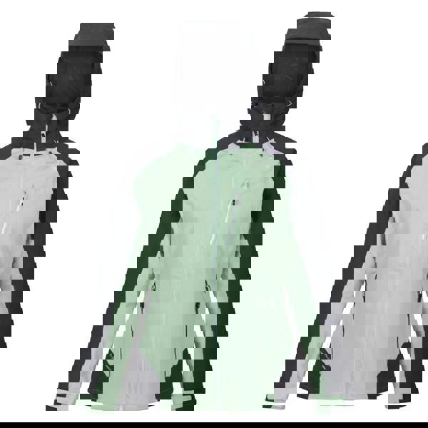 Regatta Womens/Ladies Birchdale Shell Waterproof Jacket - Quiet Green/Seal Grey - 