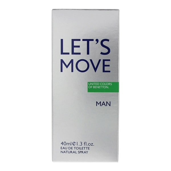 Benetton Let's Move Man Eau De Toilette 40ml for Him