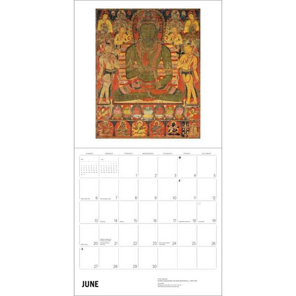 Enlightenment, Buddhist Paintings Calendar 2027, Wall Calendars, Month To View, Art, Gift
