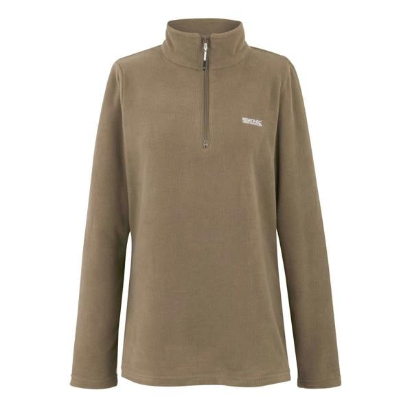 Regatta Great Outdoors Womens/Ladies Sweetheart 1/4 Zip Fleece Top - Mocha - 