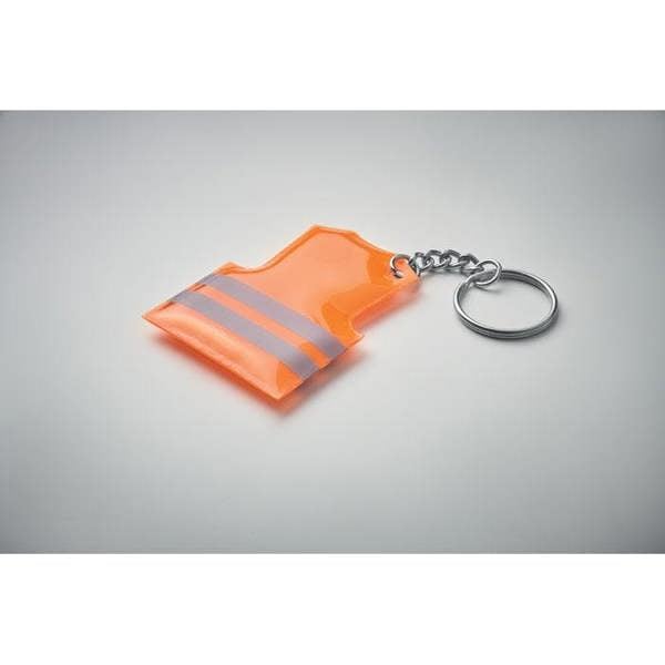 MidOcean Visible Reflective Keyring - Neon Orange - 