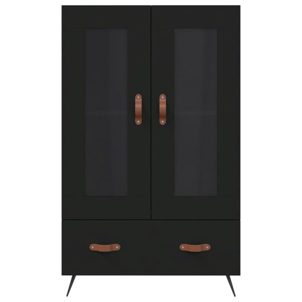 Berkfield Highboard Black 69.5x31x115 cm Engineered Wood