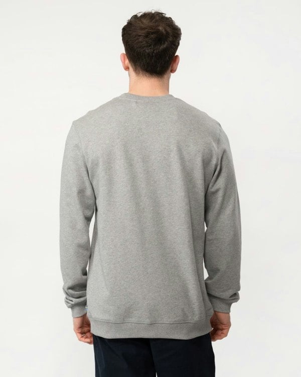 Fjallraven 1960 Logo Badge Mens Sweatshirt - Grey/Melange 020-999