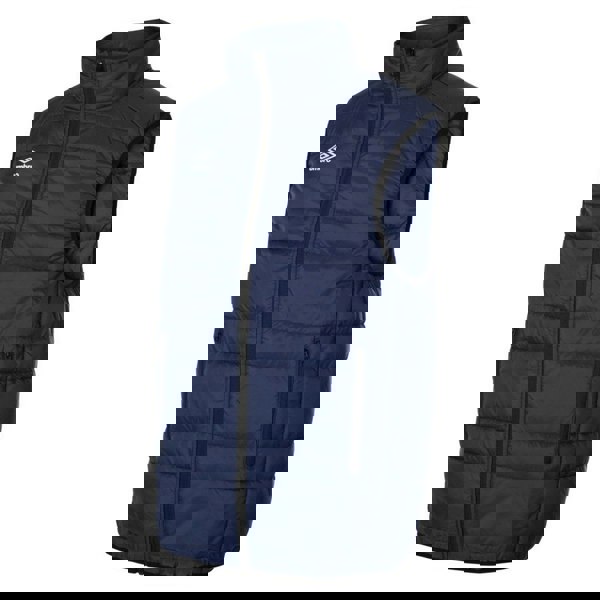 Umbro Childrens/Kids Club Essential Gilet - Dark Navy/White