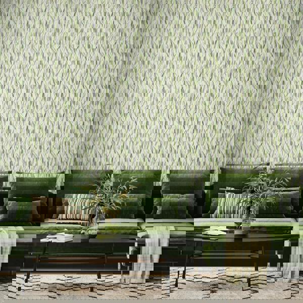 Hoopla Walls Eucalyptus Whisper - Sage & Thyme 10m Wallpaper