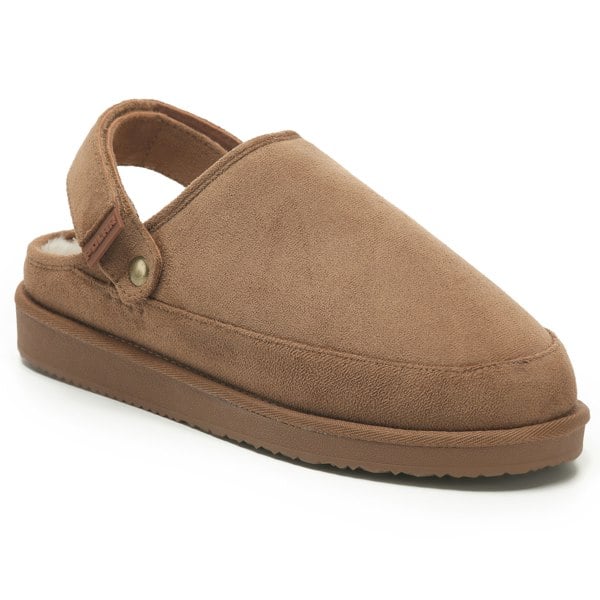 VIVA Polar Womens Suede Comfort Faux Fur Clogs – Slip-On Adjustable Strap